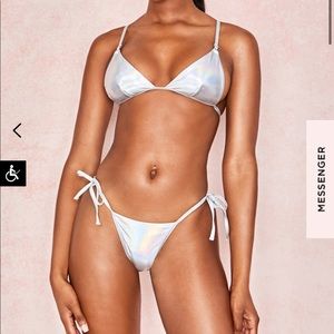 House of CB iridescent swimsuit